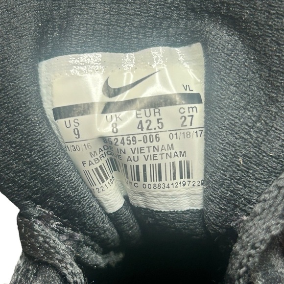 Nike Women's Downshifter Black Running Shoes Lace Up Low Top Size 9 - Picture 7 of 8